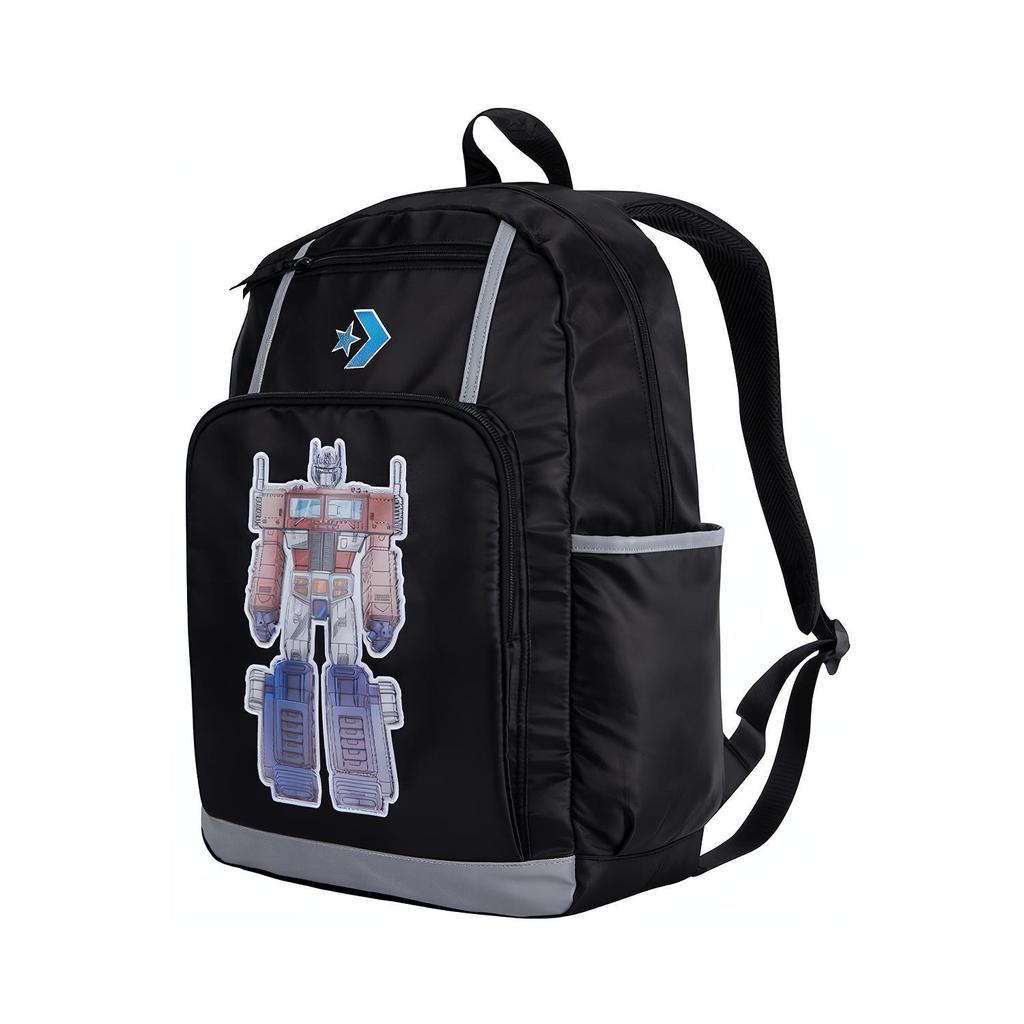 New Converse Transformers Co Branded Model Polyester Backpack Regular Jet Black CV2443018PS-001