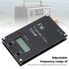 2000M 0.5W 500mW FM Verici Frekans LCD Ekran Stereo Dijital 76-108MHz Ayarlanabilir Frekans FM Radyo için FM Verici