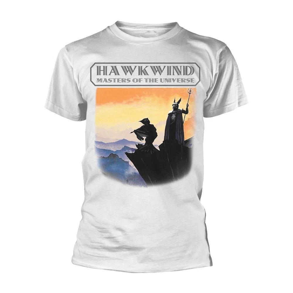 Hawkwind 'Masters Of The Universe' White T shirt - NEW