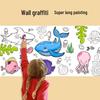 Rotolo extra lungo per scarabocchi e colorare per bambini: Tela Grande per Pittura, Disegno e Tracciamento