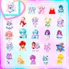 50 Cartoon Animation Q Version Stickers Fun Cute Cartoon Diy Peripheral Niche Creative Ipad Stickers