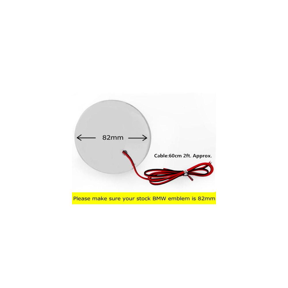 1Pcs White 12V 82mm Emblem LED Background Light For BMW 3 5 7 X3 X5 X6 Z4 Series 1Pcs White 12V 82mm Emblem LED Background Light For BMW 3 5 7 X3 X5 X6 Z4 Series