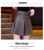 2025 Women's High Waist Slimming A-line Leather Skirt for Autumn/Winter