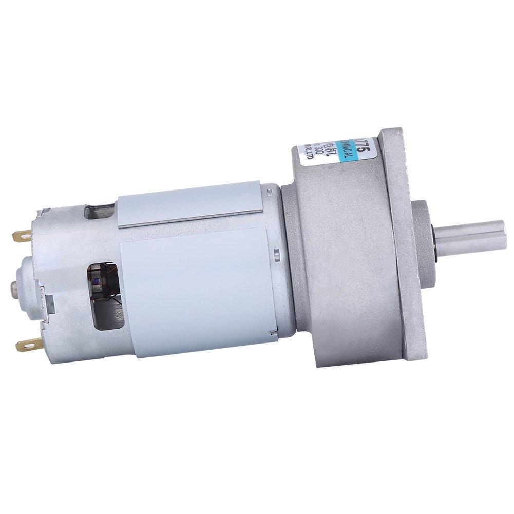DC 35W Mini Gear Motor, 12V/24V, High Torque, Adjustable Speed, Metal Gear Wheel, for Industrial Automation Machinery