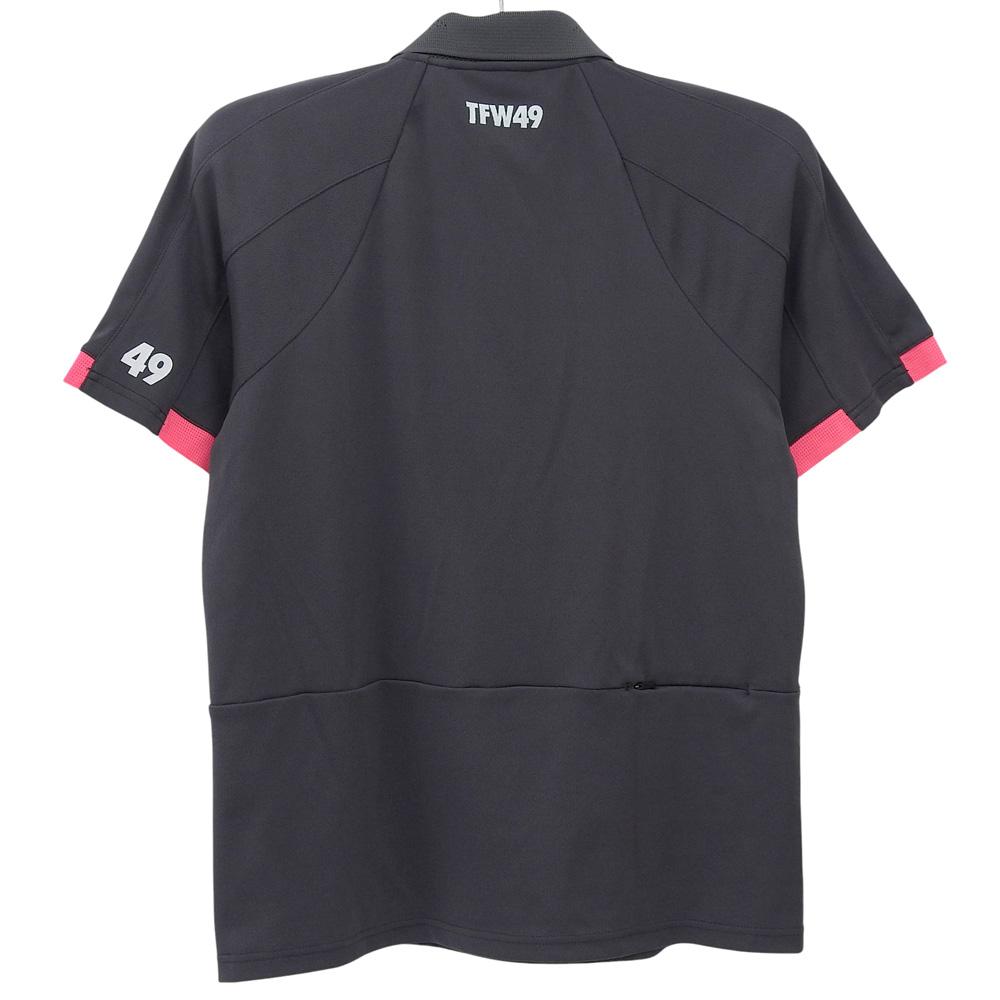 TFW49 Men's Short Sleeve Golf Polo Shirt, Gray, Size 4, T102111005 Tops 40 grayUsed