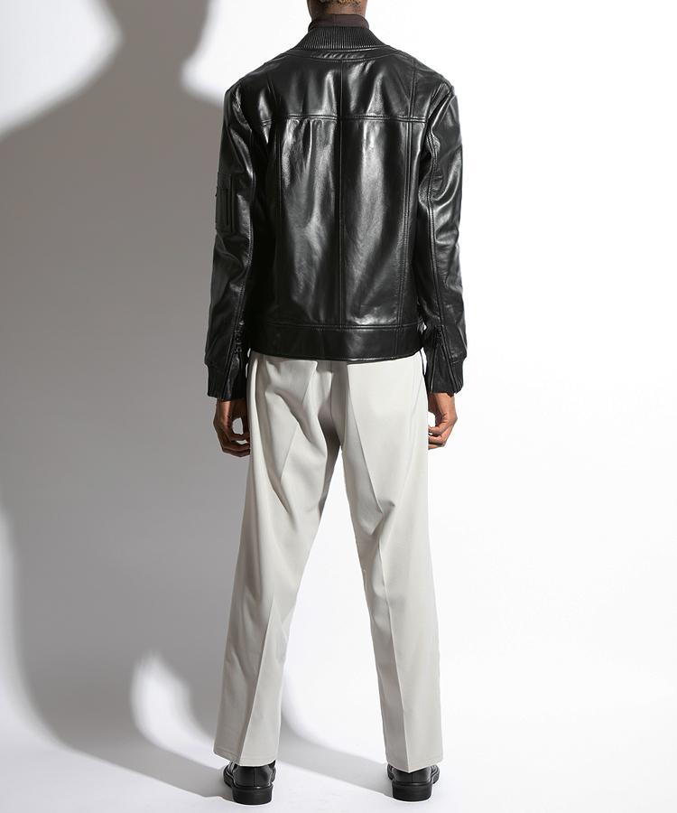 Seuteulaikeu Elegant Pintuck Trousers (Ivory)