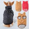 Household Waterproof Winter Dog Coat Fleece Thickened Dog Cotton Jacket Warm with D Shape Ring Dog Vest Chihuahua