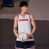 Li-Ning Sports Basketball Series SW Fan Edition 2021-2022 Season Guangdong Team Home Basketball Vest Men Tops White AAYR443-1