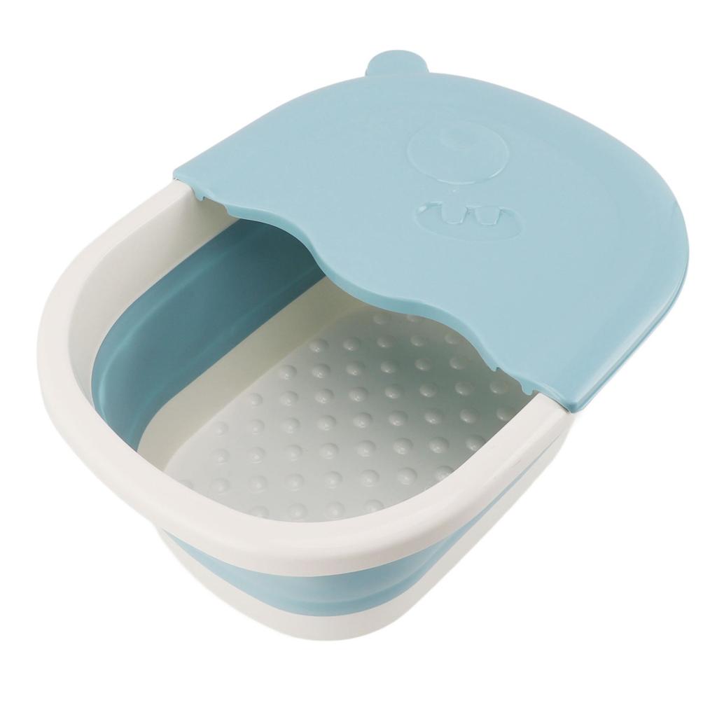 Collapsible Foot Bath Basin for Kids Foot Soak Tub with Massage Acupoint Multifunction Collapsible Feeting Soak Tub