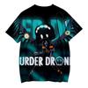 Murder Drones Anime Women Men's T-shirts Graphic Shirt Cartoon Printed O-Neck Oversized Short Sleeves Fashion Mens Clothing Streetwear