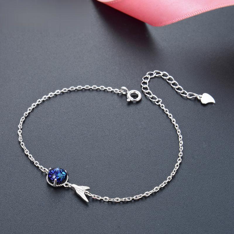 

Танцизный женский модный браслет из стерлингового серебра 925 пробы с цирконом в подарок