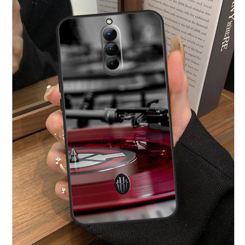 Vinyl DJ Record Art Case For Nubia Red Magic 8S 9S Pro Plus 6S 7S 6 7 Pro 6R 5G RedMagic 9 8 10 Pro Plus Coque