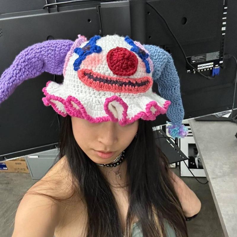 Новая смешная шляпа-пуловер с рогом дьявола на Хэллоуин — фото 3