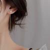 Xiaomi BF CLUB 925 Sterling Silver Earrings For Women Trendy Heart Long Line Earring Jewelry Prevent Allergy Party Accessories