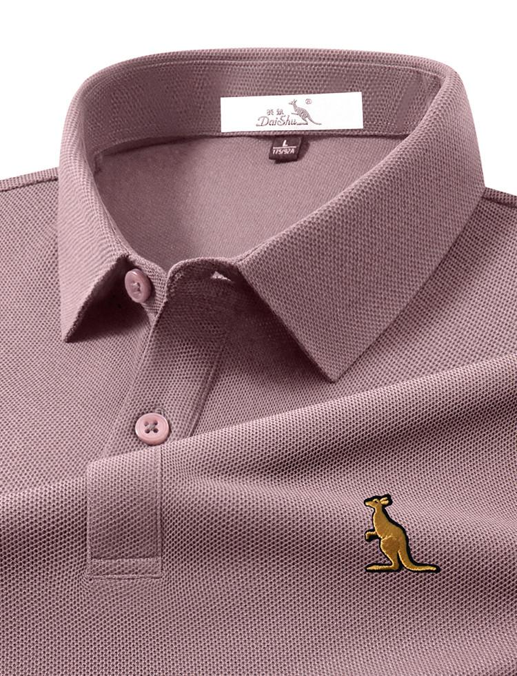 Summer T-shirt Embroidered Short Sleeve Polo Shirt for Men
