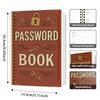 A5 Passwortbuch, Internetkonto- und Website-Login-Organizer, Notizbereich, Perfektes Passwortjournal zur Verwaltung der Cybersicherheit
