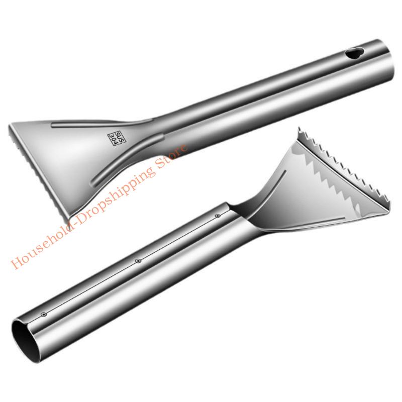 85AD Heavy Duty Nonrust Steel Fish Scale Scrapers Nonslip Handle Perfect For Delicate Fish Skin Kitchen Essential Tool