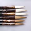 Beginner's Calligraphy and Painting Brush with Imitation Agate Penholder – Wolf and Mixed Hair