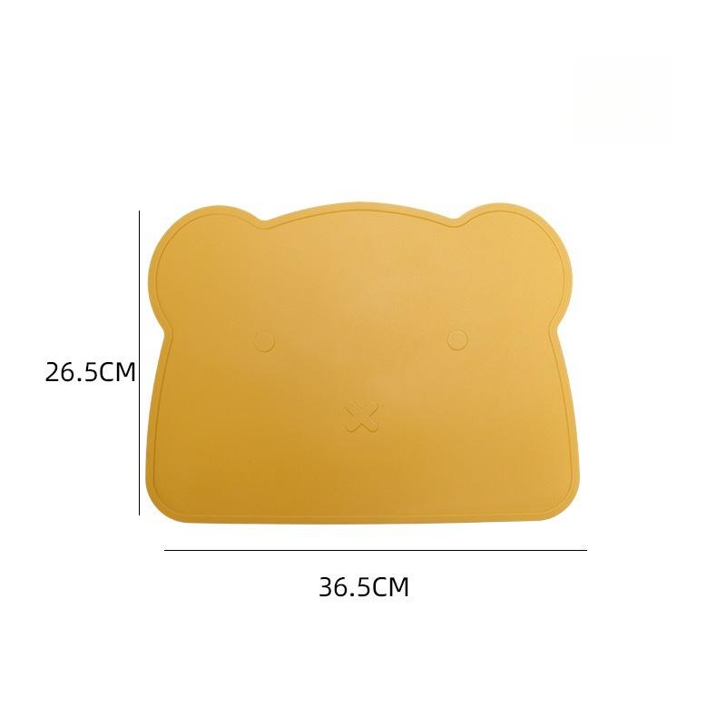 Silicone meal mat children's thick insulation and anti slip mat hotel home silicone cup mat Western style mat