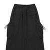 Ripstop Flexibler Raffung Rock Schwarz