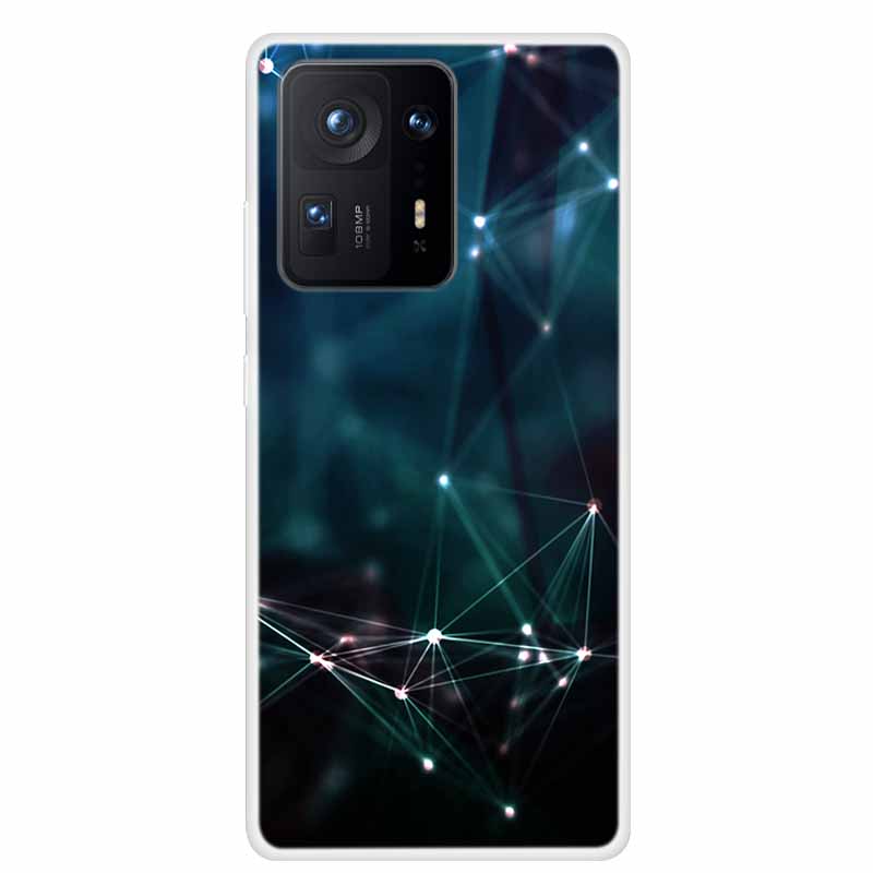 For Xiaomi Mix 4 Case Luxury Soft Silicone Back Cover Phone Case For Xiaomi Mi Mix4 Coque TPU Cartoon 2106118C Fashion Funda