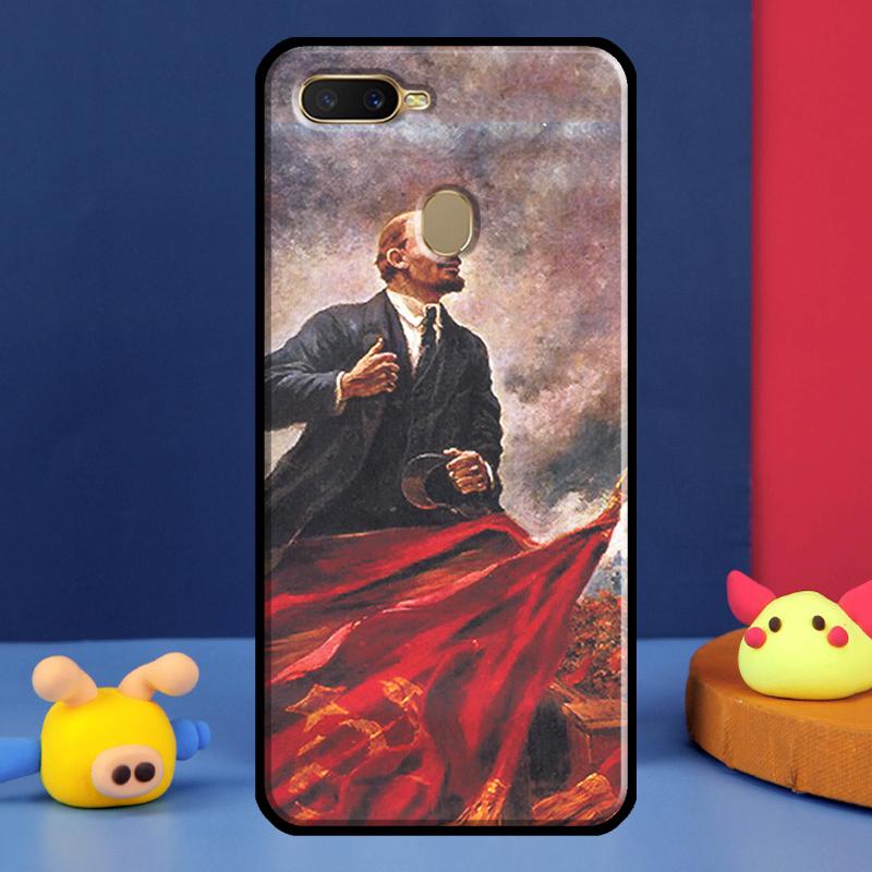 Lenin Sowjetunion Flagge Hülle Für Oppo A98 A78 A58 A15 A16 A17 A5 A9 A91 A52 A72 A76 A96 A74 A94 A54 S A57 A77 Cover