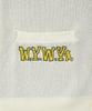 Wacky Willy Kiki & Lily Patch V-Neck Cardigan Cream