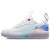 Li Ning CF Slip Resistant Abrasion Resistant Low top Skateboard Shoes Women's Red White AGCP232-2