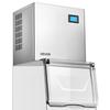 Commercial Ice Maker Machine - Head, 163 KG/Day Stainless Steel Ice Machine with Self-Cleaning, 156 PCS Ice Tray, Adjustable Thickness, Ideal for