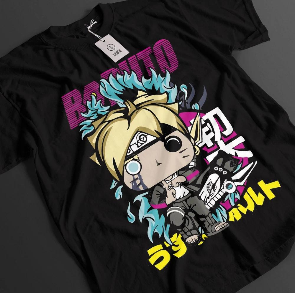 Boruto Tshirt Naruto Shirt Sarada Uchiha TShirt Uzumaki Anime Kawaki Unisex Tee S