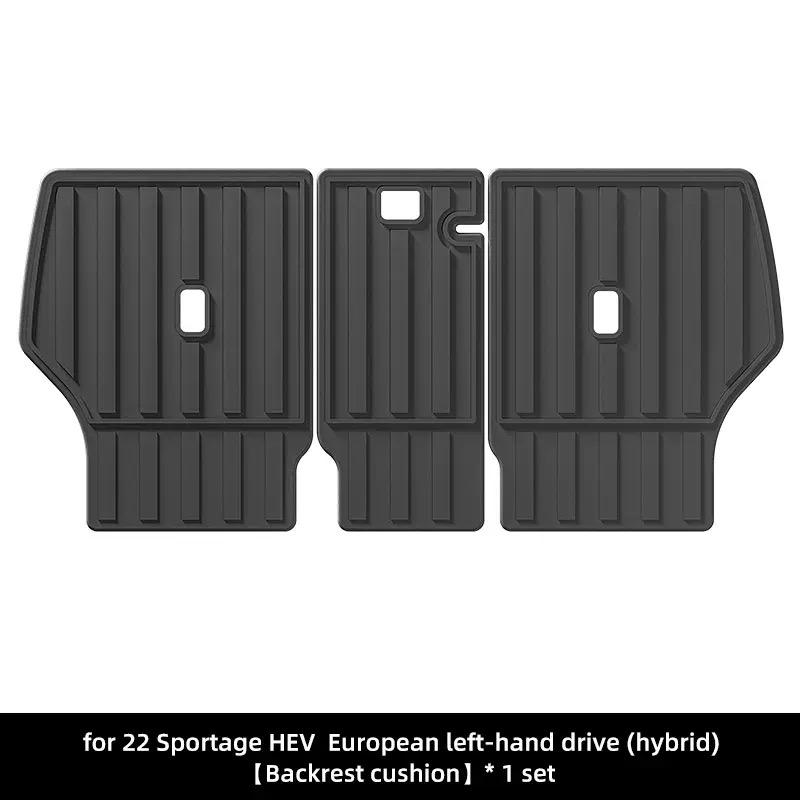 Trunk Mat For Kia Sportage Hev European Hybrid LHD Rear Trunk Seat Backrest Cushion Anti-Kick Mats Car TPE Trunk Protection Pads