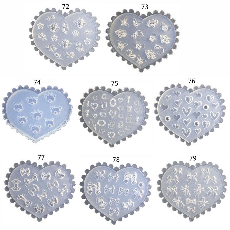 DIY 3D Silicone Nail Art Decortive Design Mold Nail Art Making Tools Mould