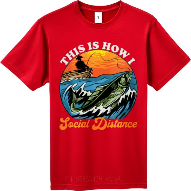 

New Arrived For her Oneck tshirt Graphic This Is How I Social Distance Cool Man tops Comfort Tshirt Quick Dry Shirt Mens Top S