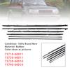 Artudatech 6PCS Door Belt Molding For Toyota Land Cruiser 80 Series 1991 1992 1993 1994 1995 1996 1997