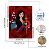 Full Round Diamond Painting Princess Hua Mulan Art Rhinestone Picture Mosaic DIY 5D Cross Stitch Embroidery Home Decoration