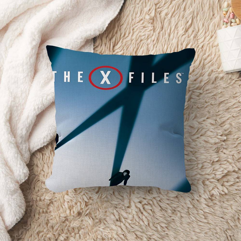 The X Files I WANT TO BELIEVE Movie Office Cushion Pillowcase Car Cushion Cover45X45CM Lumbar Pillowcase Sofa Pillowcover