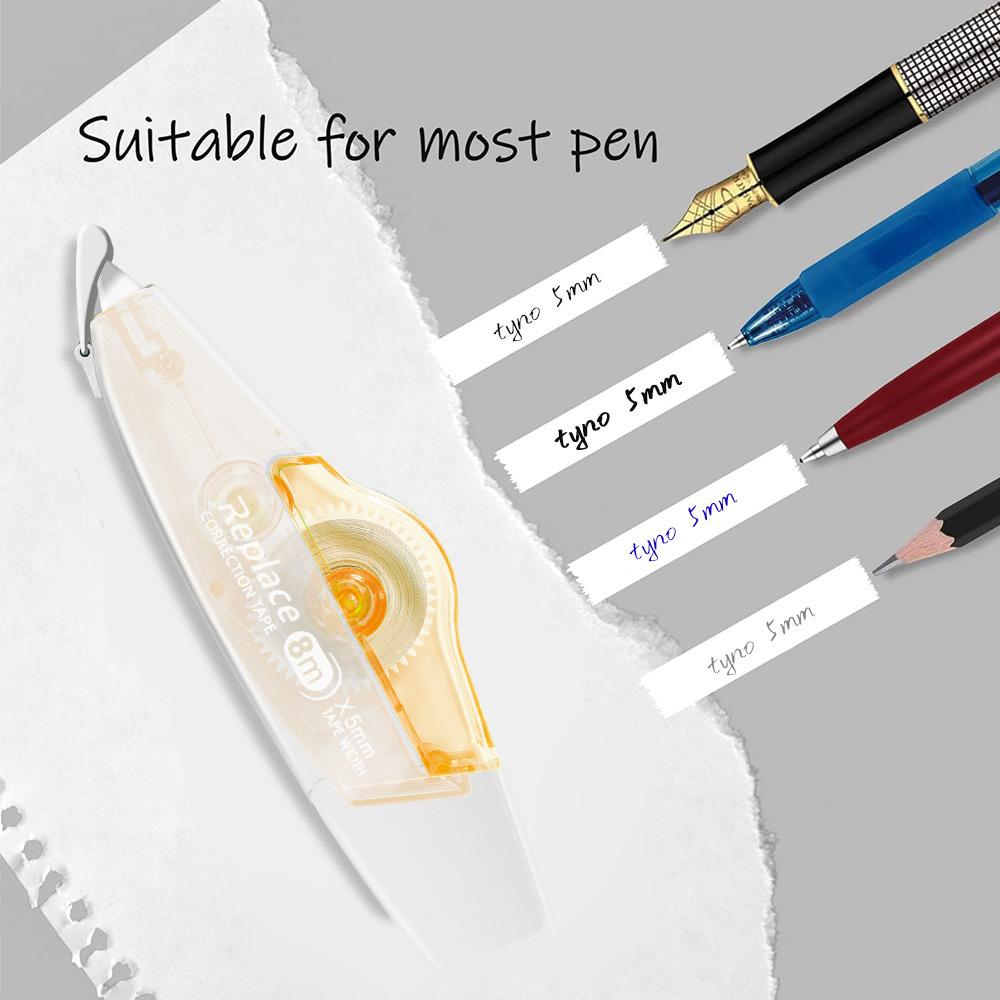 1 Piece School Correction Tape 8m*5mm Replaceable Correction Tape Student Prize School Office Stationery