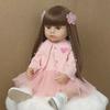 55 CM 22 Inch Reborn Poppen Realistische Volledige Siliconen Baby Bebe Vinyl Pasgeboren Meisjespop Prinses Peuter Speelgoed Cadeau