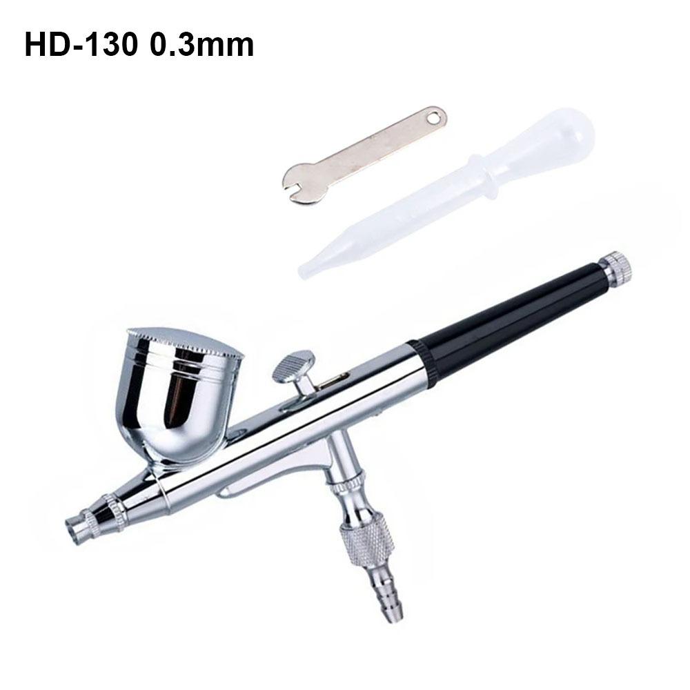 Dual Action Mini Airbrush 0.3mm Feed Spray Torch  For Body Painting Model Painting Nail Tool