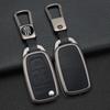 Lega di Zinco + Pelle Custodia Copri Guscio Protettivo per Chiave Auto con Telecomando Flip per Camion Daf 106 Cf Euro 6 Xg Xf