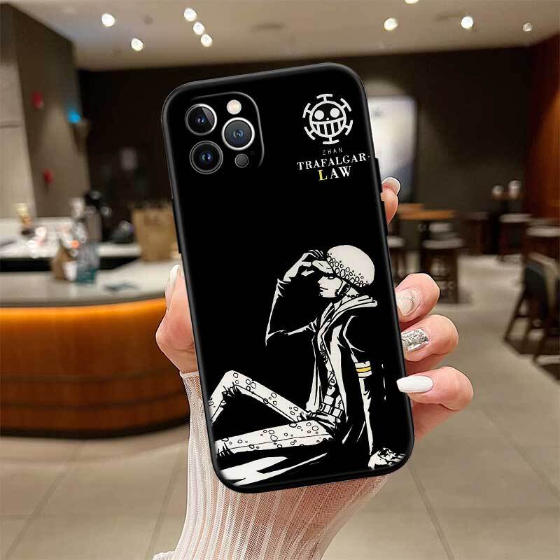 Art One Piece Law Case for Samsung Note 20 10 S25 Plus Ultra Lite FE M20 M21 M30 M31 M51 A11 A26 A51 A52 A53 A56 A70 A71 A72 A73