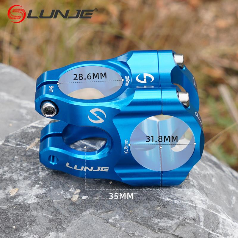 Attacco Manubrio CNC per Mountain Bike 31.8mm MTB Bici da Strada Corto Potenza Lega di Alluminio Alta Resistenza Riser per Salita