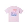 Drop Shoulder Sleeve T Shirt Women's Purple 10026375-A02
