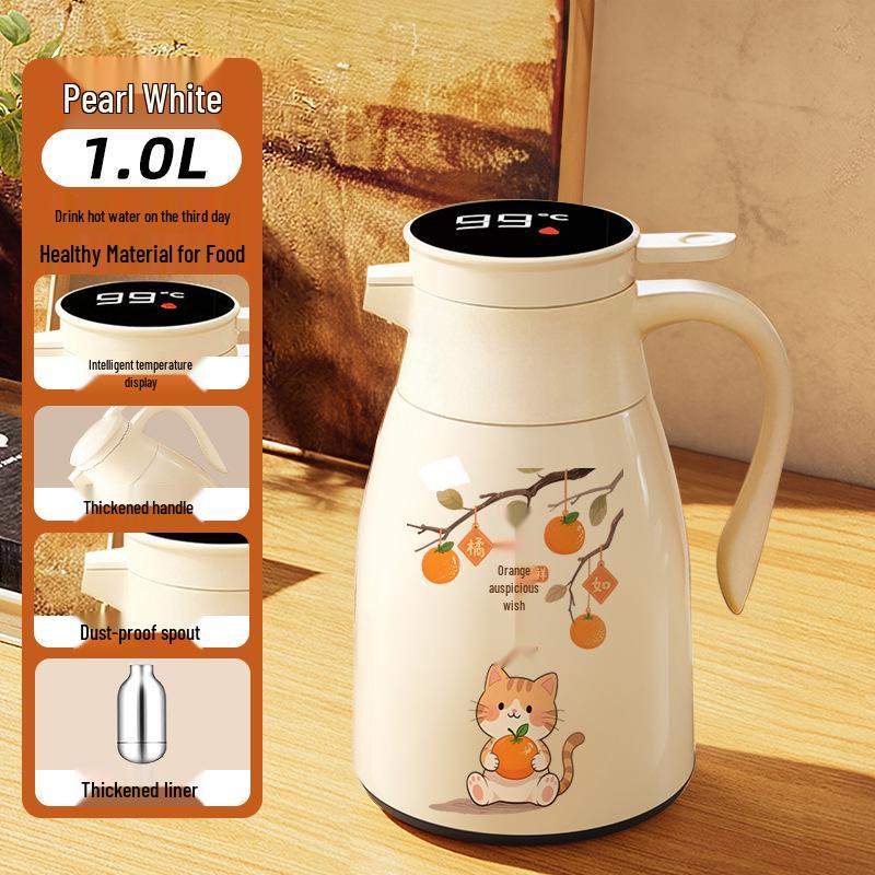 2025 Stylish Large Capacity Insulated Kettle for Home, Dorm, and Office Use