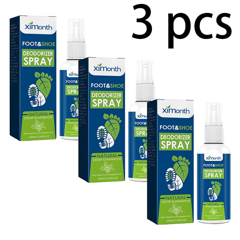 XIMONTH Foot Deodorizer Relieves Sweaty Feet and Stinky Feet Removes Odor, Stops Itching and Dries Feet Deodorizing Treatment Spray