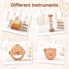 Children's Wooden Musical Instrument Set: 4-Piece Soothing Percussion Toys for Early Education