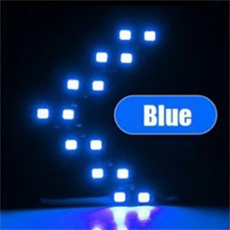 14-Smd Led Arrow Panel Light Car Rearview Mirror Indicator Turn Signal Sequential Light Bulb Motorcycle Tail Light