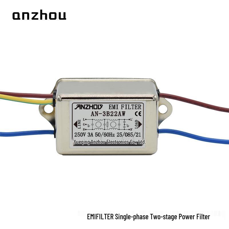 AN-10B22AW 220V 10A Single-Phase High-Performance EMI Power Filter