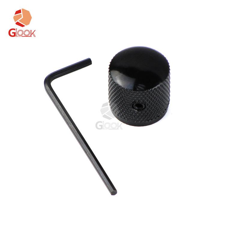 Electric Guitar Bass Metal Volume and Tone Knobs with Switch Caps and Accessories