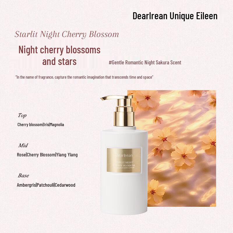 Irene Night Cherry Star Fragrance Body Lotion